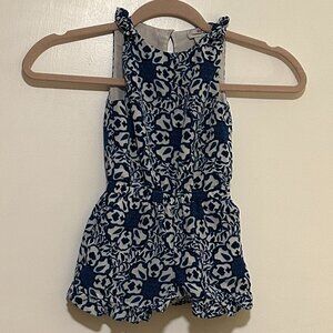 Vineyard Vines Blue and White Kids Romper